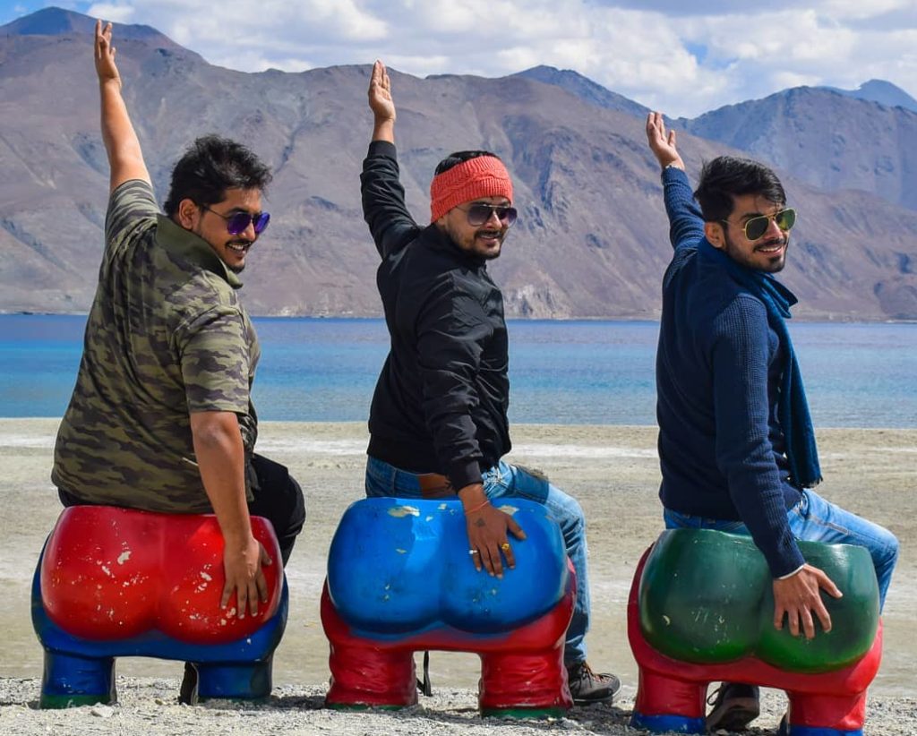 Pangong Lake Leh - Himanshu aka Mountain Wheeler